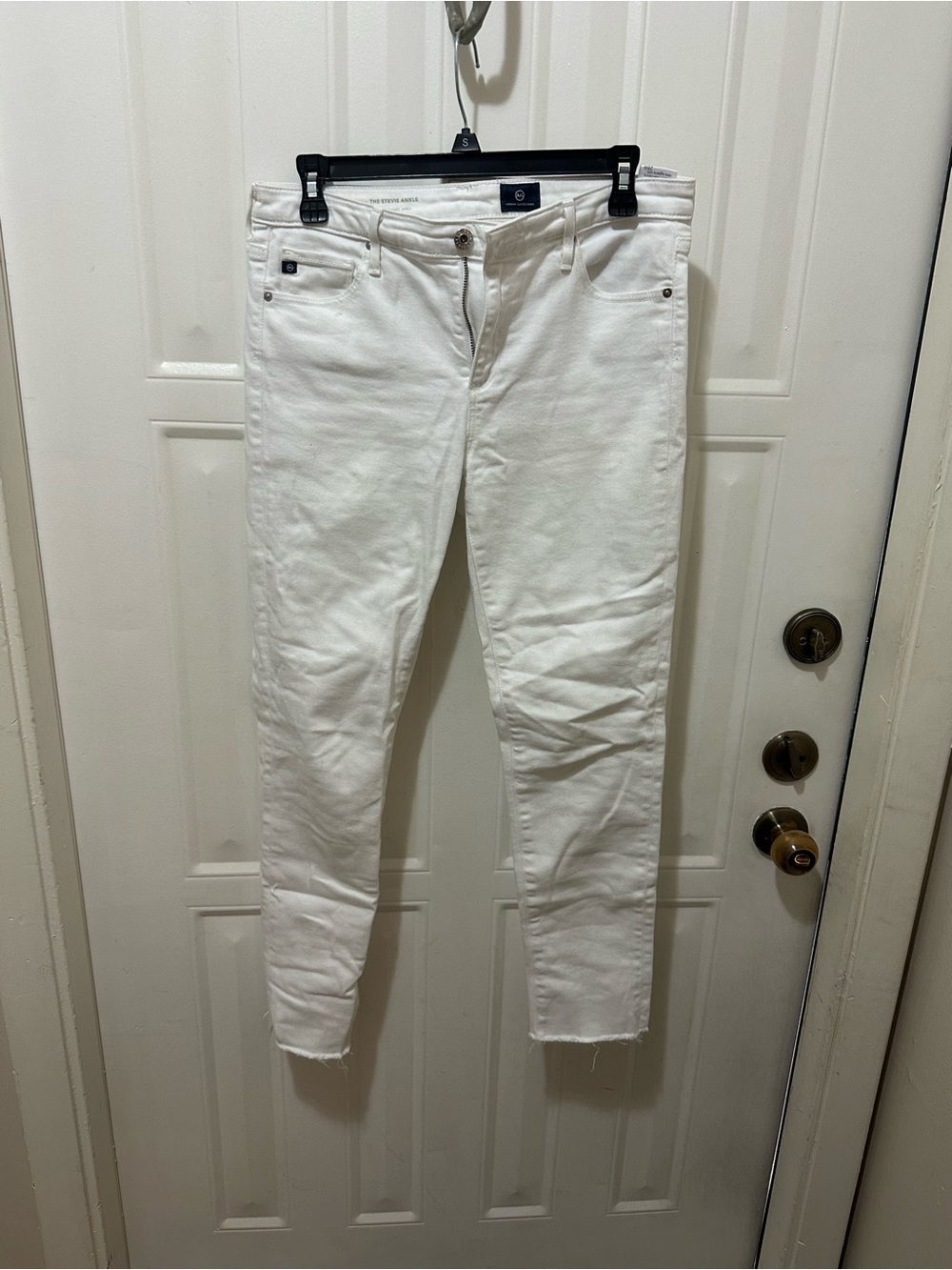 Ag Adriano Goldschmied White Skinny Jeans